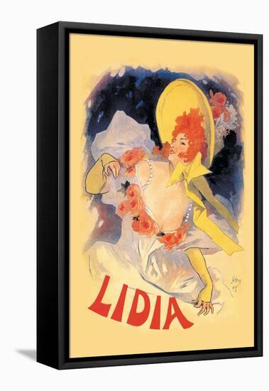 Lidia-Jules Ch?ret-Framed Stretched Canvas