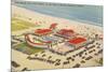 Lido Beach, Casino, Sarasota, Florida-null-Mounted Art Print