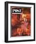 "Lido Chorus Girl," Saturday Evening Post Cover, March 7, 1964-David Douglas Duncan-Framed Giclee Print