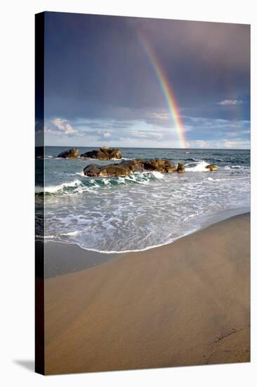 Lido di Orri Beach at Tortoli, Province of Ogliastra, Sardinia, Italy-null-Stretched Canvas