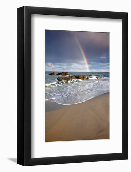 Lido di Orri Beach at Tortoli, Province of Ogliastra, Sardinia, Italy-null-Framed Art Print