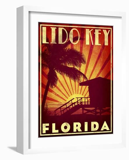 Lido Key-Stella Bradley-Framed Premium Giclee Print