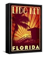 Lido Key-Stella Bradley-Framed Stretched Canvas