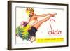 Lido Poster, Dancing Girl, France-null-Framed Art Print