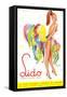 Lido Poster, Showgirl-null-Framed Stretched Canvas