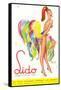 Lido Poster, Showgirl-null-Framed Stretched Canvas