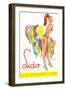 Lido Poster, Showgirl-null-Framed Art Print