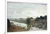 Lido with Cattle Grazing-Giuseppe Abbati-Framed Giclee Print