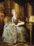 Marie Antoinette, 1755-93 Queen of France, as Dauphine-Lié-Louis Perin-Salbreux-Framed Stretched Canvas