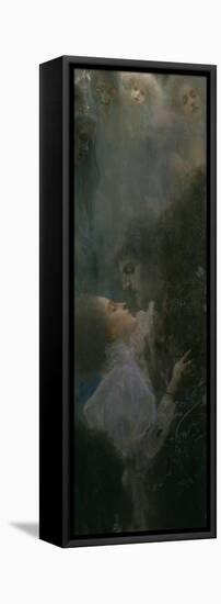 Liebe (Love), 1895-Gustav Klimt-Framed Stretched Canvas