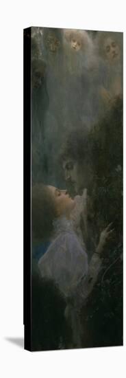 Liebe (Love), 1895-Gustav Klimt-Stretched Canvas