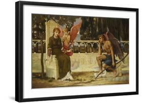 Liebe und Zeit (Love and Time)-John Melhuish Strudwick-Framed Giclee Print