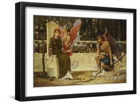 Liebe und Zeit (Love and Time)-John Melhuish Strudwick-Framed Giclee Print