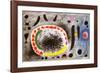 Liebeslied der Vogel-Joan Miro-Framed Art Print