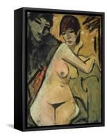 Liebespaar. Couple. Um 1920-Otto Mueller-Framed Stretched Canvas