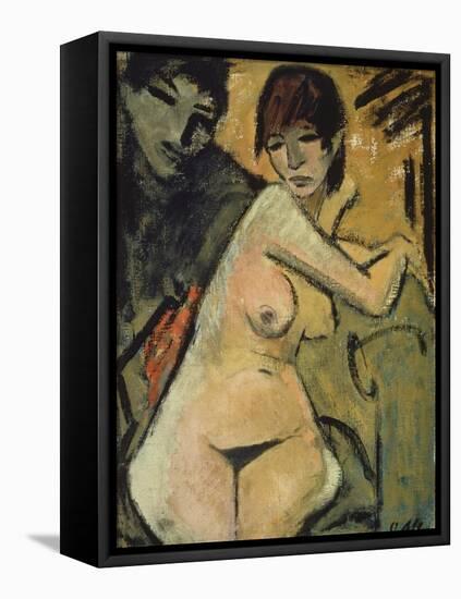 Liebespaar. Couple. Um 1920-Otto Mueller-Framed Stretched Canvas