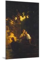 Liebespaar Im Kahn-Camille Pissarro-Mounted Giclee Print