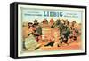 Liebig, Meat Extract, c.1889-Th?ophile Alexandre Steinlen-Framed Stretched Canvas