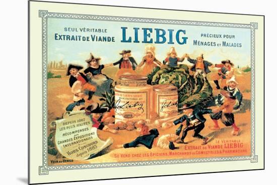 Liebig, Meat Extract, c.1889-Th?ophile Alexandre Steinlen-Mounted Premium Giclee Print