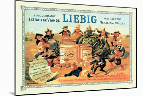 Liebig, Meat Extract, c.1889-Th?ophile Alexandre Steinlen-Mounted Art Print