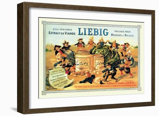 Liebig, Meat Extract, c.1889-Théophile Alexandre Steinlen-Framed Art Print