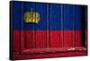 Liechtenstein Flag-budastock-Framed Stretched Canvas