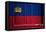 Liechtenstein Flag-budastock-Framed Stretched Canvas