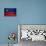 Liechtenstein Flag-budastock-Stretched Canvas displayed on a wall
