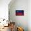 Liechtenstein Flag-budastock-Stretched Canvas displayed on a wall