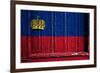 Liechtenstein Flag-budastock-Framed Art Print