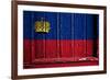 Liechtenstein Flag-budastock-Framed Art Print