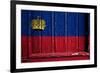 Liechtenstein Flag-budastock-Framed Art Print