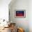 Liechtenstein Flag-budastock-Framed Art Print displayed on a wall