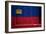 Liechtenstein Flag-budastock-Framed Art Print