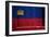 Liechtenstein Flag-budastock-Framed Art Print