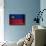 Liechtenstein Flag-budastock-Art Print displayed on a wall