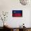 Liechtenstein Flag-budastock-Art Print displayed on a wall