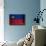 Liechtenstein Flag-budastock-Mounted Art Print displayed on a wall