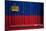 Liechtenstein Flag-budastock-Mounted Art Print