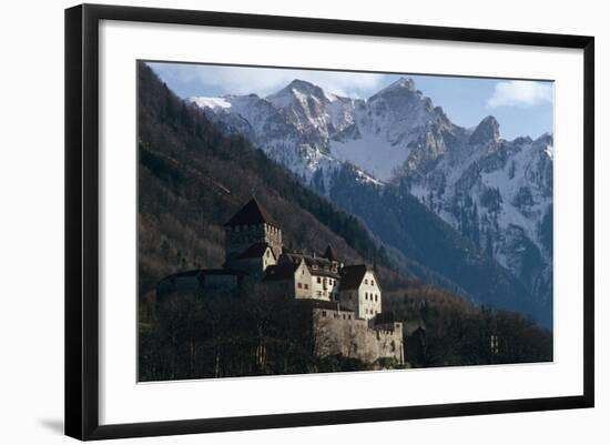 Liechtenstein - Vaduz - (Schloss) Vaduz Castle-Richard Baker-Framed Photographic Print