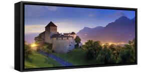 Liechtenstein, Vaduz, Vaduz Castle (Schloss Vaduz)-Michele Falzone-Framed Stretched Canvas