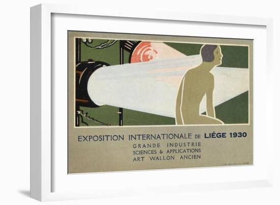Liege, Belgium Exhibition of Grande Industrie, Sciences and Applications-null-Framed Art Print