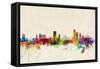 Liege Belgium Skyline-Michael Tompsett-Framed Stretched Canvas