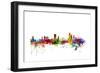 Liege Belgium Skyline-Michael Tompsett-Framed Premium Giclee Print