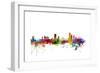 Liege Belgium Skyline-Michael Tompsett-Framed Premium Giclee Print