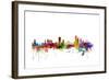 Liege Belgium Skyline-Michael Tompsett-Framed Art Print