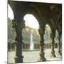 Liege (Belgium), the Courtyard and Gallery of the Law Courts-Leon, Levy et Fils-Mounted Photographic Print