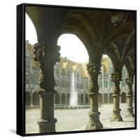 Liege (Belgium), the Courtyard and Gallery of the Law Courts-Leon, Levy et Fils-Framed Stretched Canvas