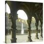 Liege (Belgium), the Courtyard and Gallery of the Law Courts-Leon, Levy et Fils-Stretched Canvas