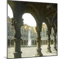 Liege (Belgium), the Courtyard and Gallery of the Law Courts-Leon, Levy et Fils-Mounted Photographic Print